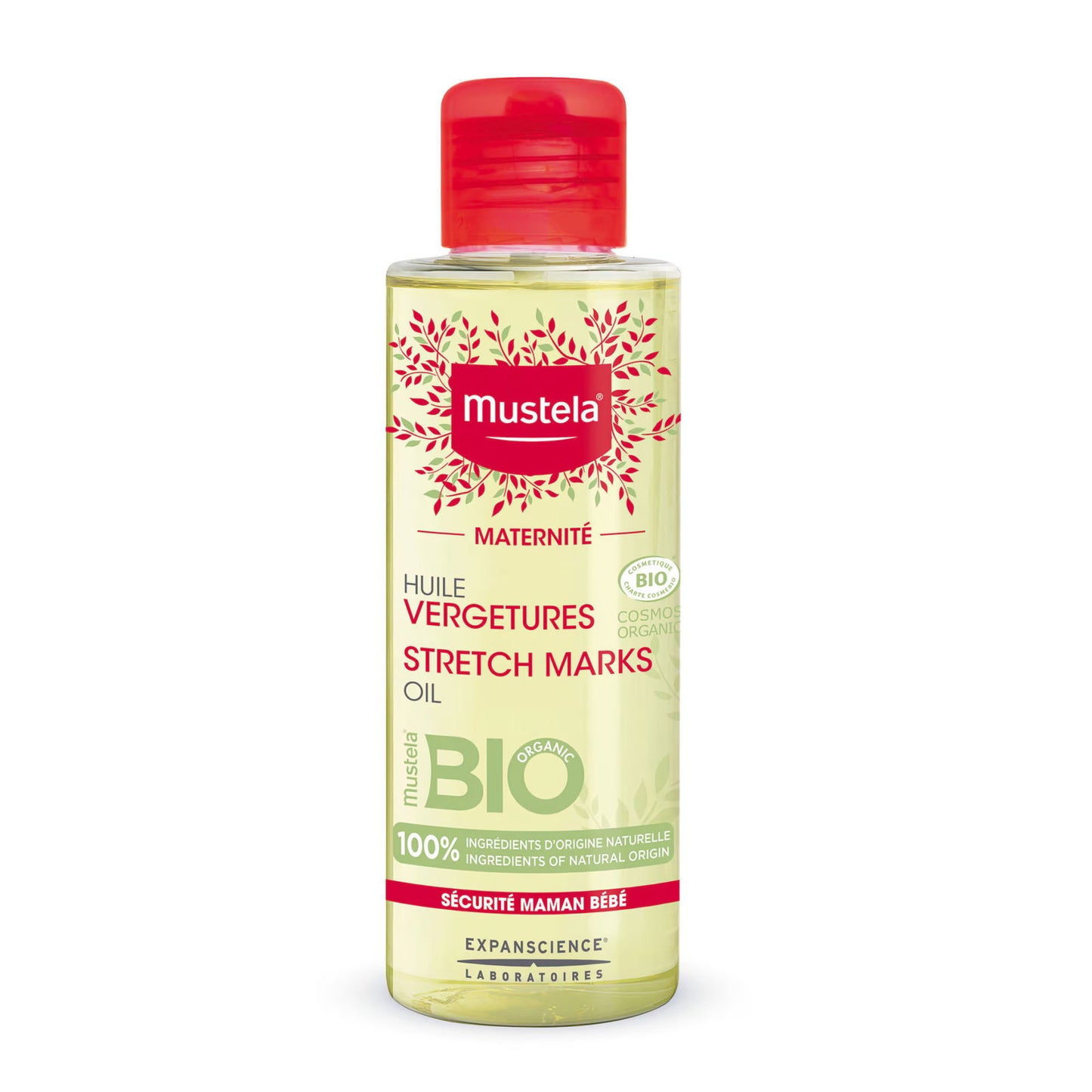 Mustela Mustela, Maternity, Gegen Dehnungsstreifen, Körperöl, 105 ml Regular
