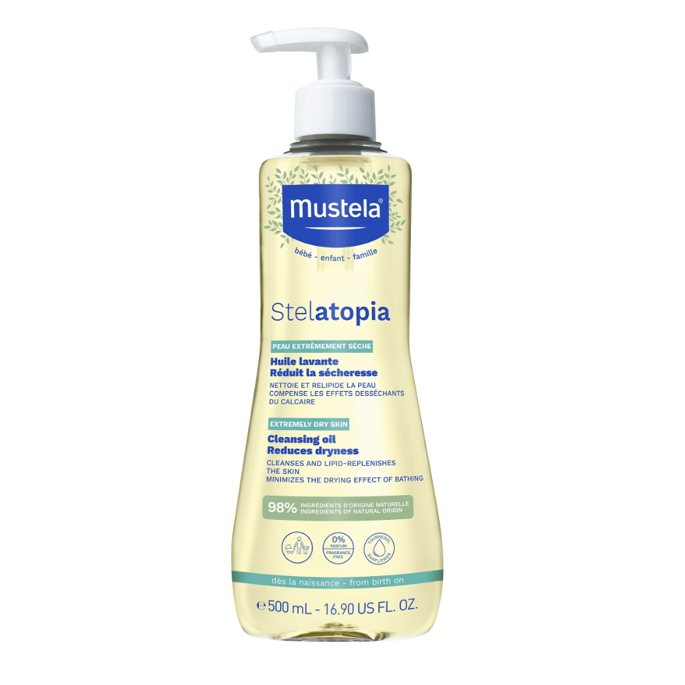 Mustela Mustela, Stelatopia, Beruhigend, Reinigungsöl, 500 ml Regular