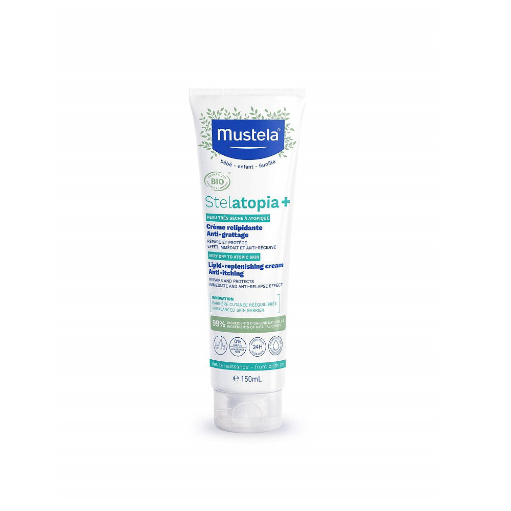 Mustela Mustela, Stelatopia+, Sonnenblume, Lipid Replenishing, Sahne, 150 ml Regular