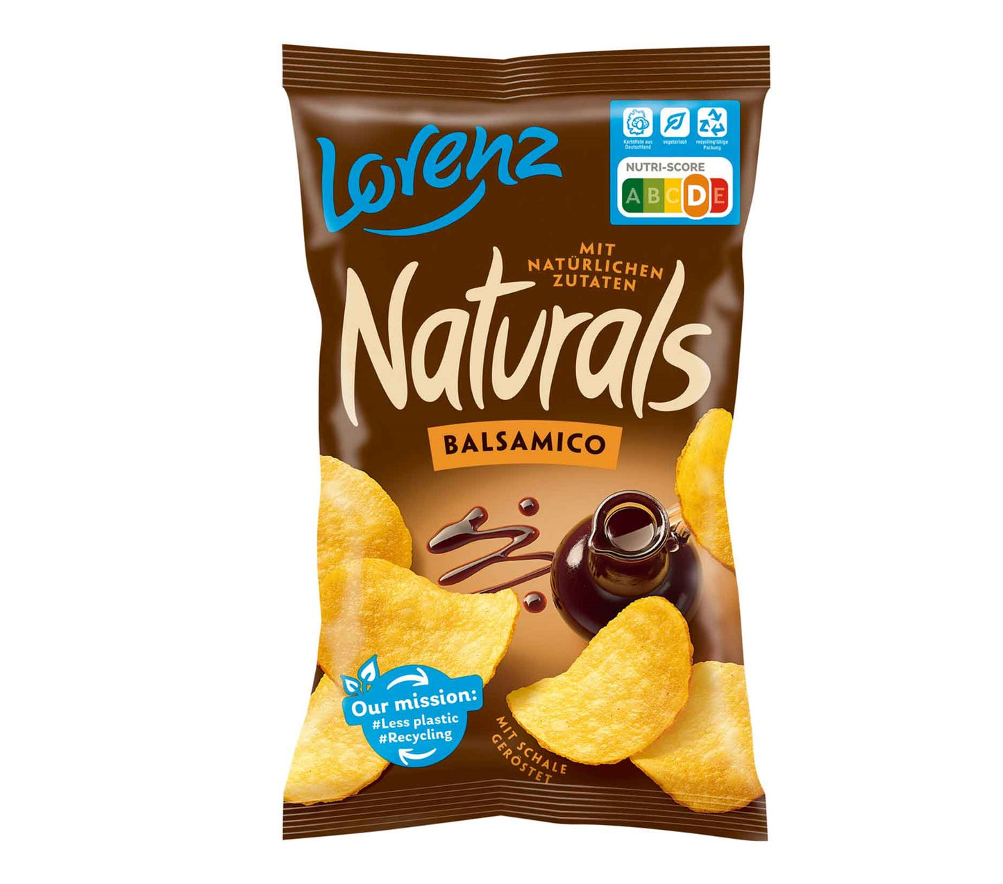 Lorenz Naturals Balsamico 95g Kartoffel Chips Ohne künstliche Aromen. Glutenfrei.