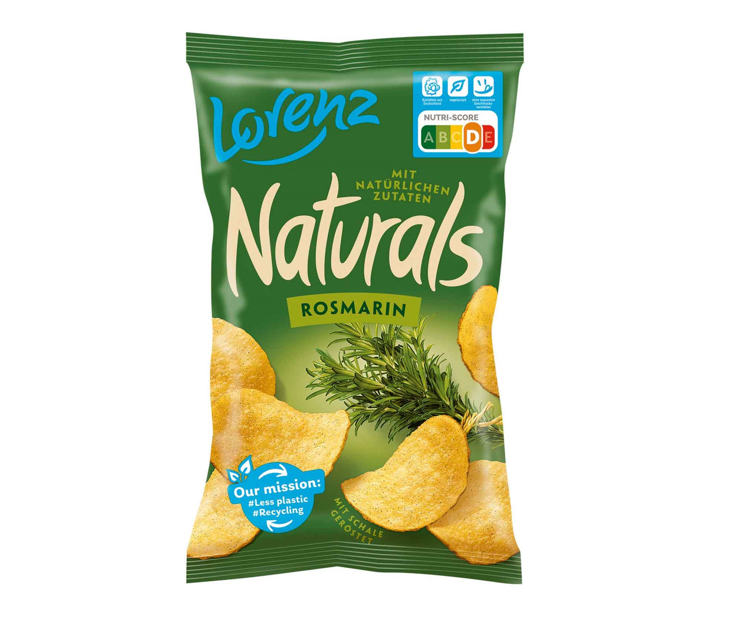 Naturals Rosmarin 95g Kartoffel-Chips Glutenfrei. Ohne künstliche Aromen.