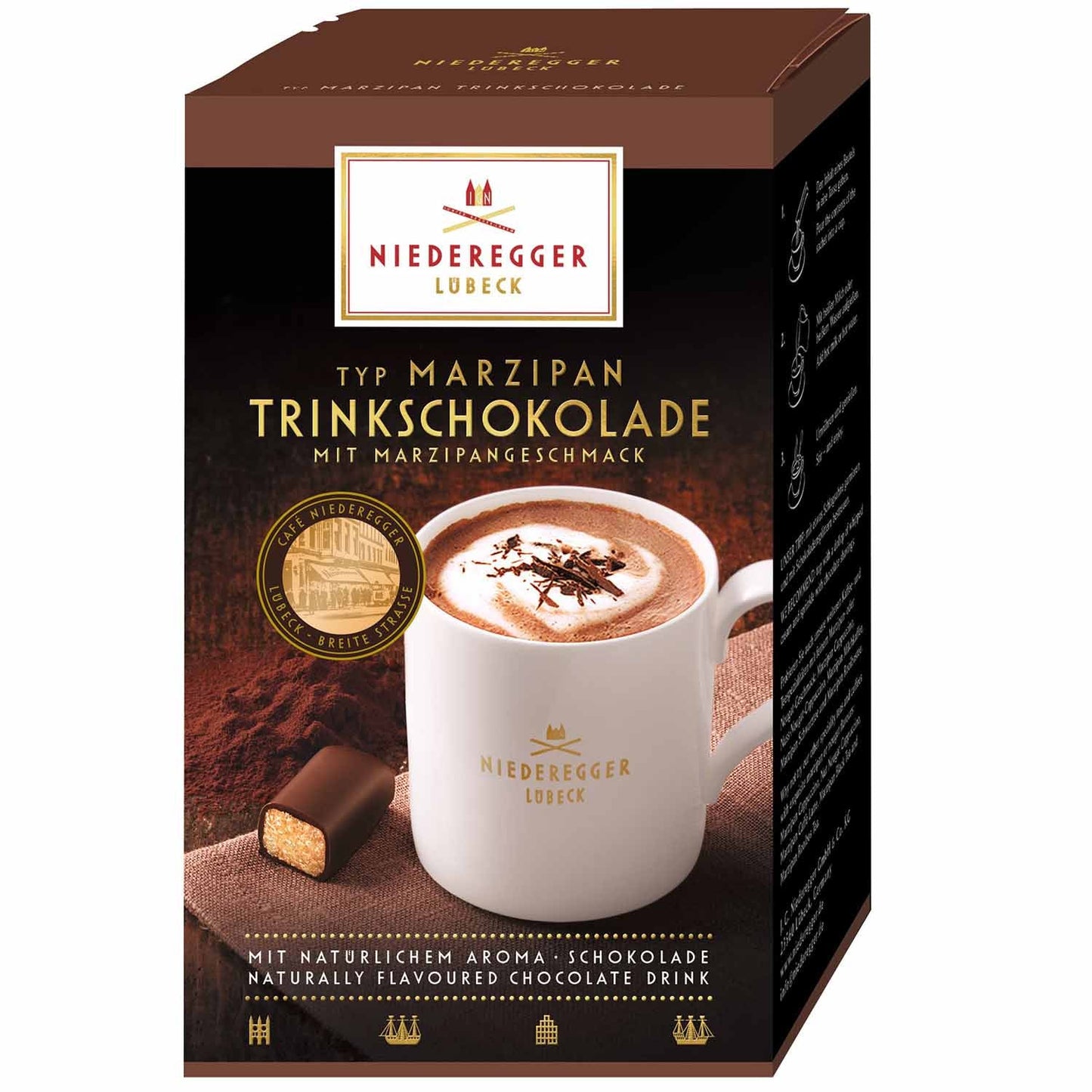 Niederegger Marzipan Trinkschokolade 10 Portionsbeutel - Candyshop.ch