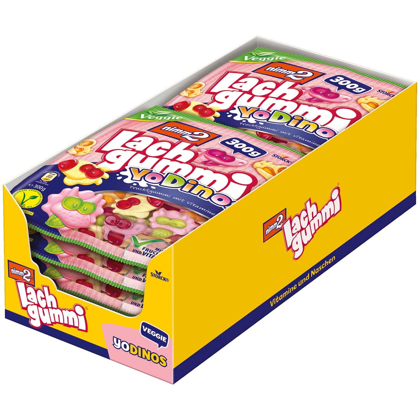 nimm2 Lachgummi YoDinos 300g Fruchtgummi mit Vitaminen - Candyshop.ch