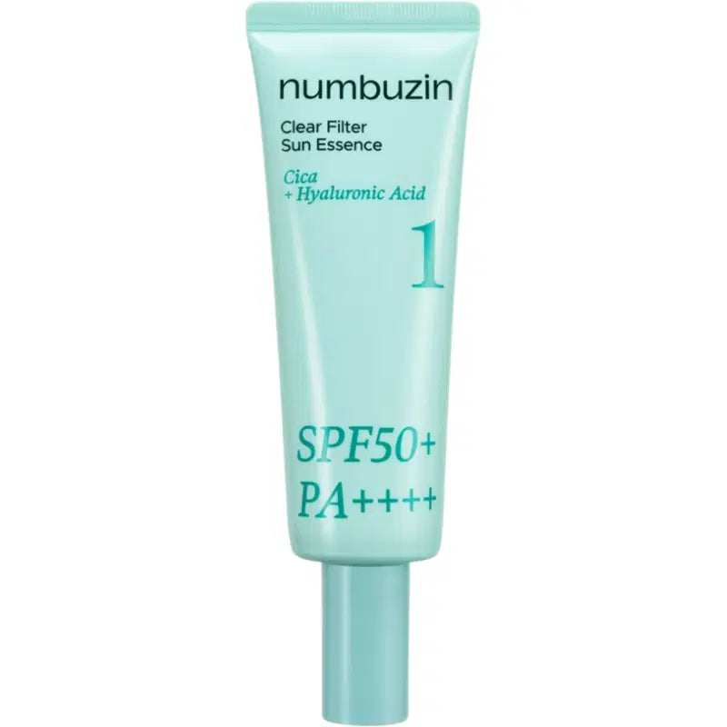 Numbuzin Numbuzin, No.1 Clear Filter Sun Essence, Befeuchtend und schützend, Sonnencreme, Für das Gesicht, SPF 50 PA++++, 50