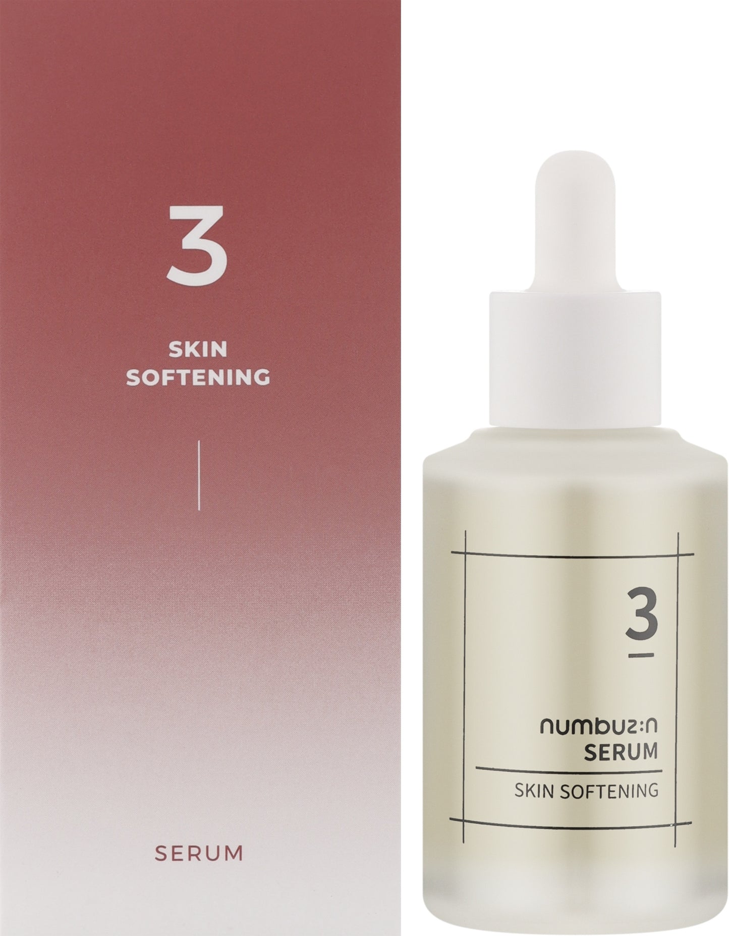 Numbuzin Numbuzin, No. 3 Skin Softening, Weichmachen, Serum, Für das Gesicht, 50 ml Regular