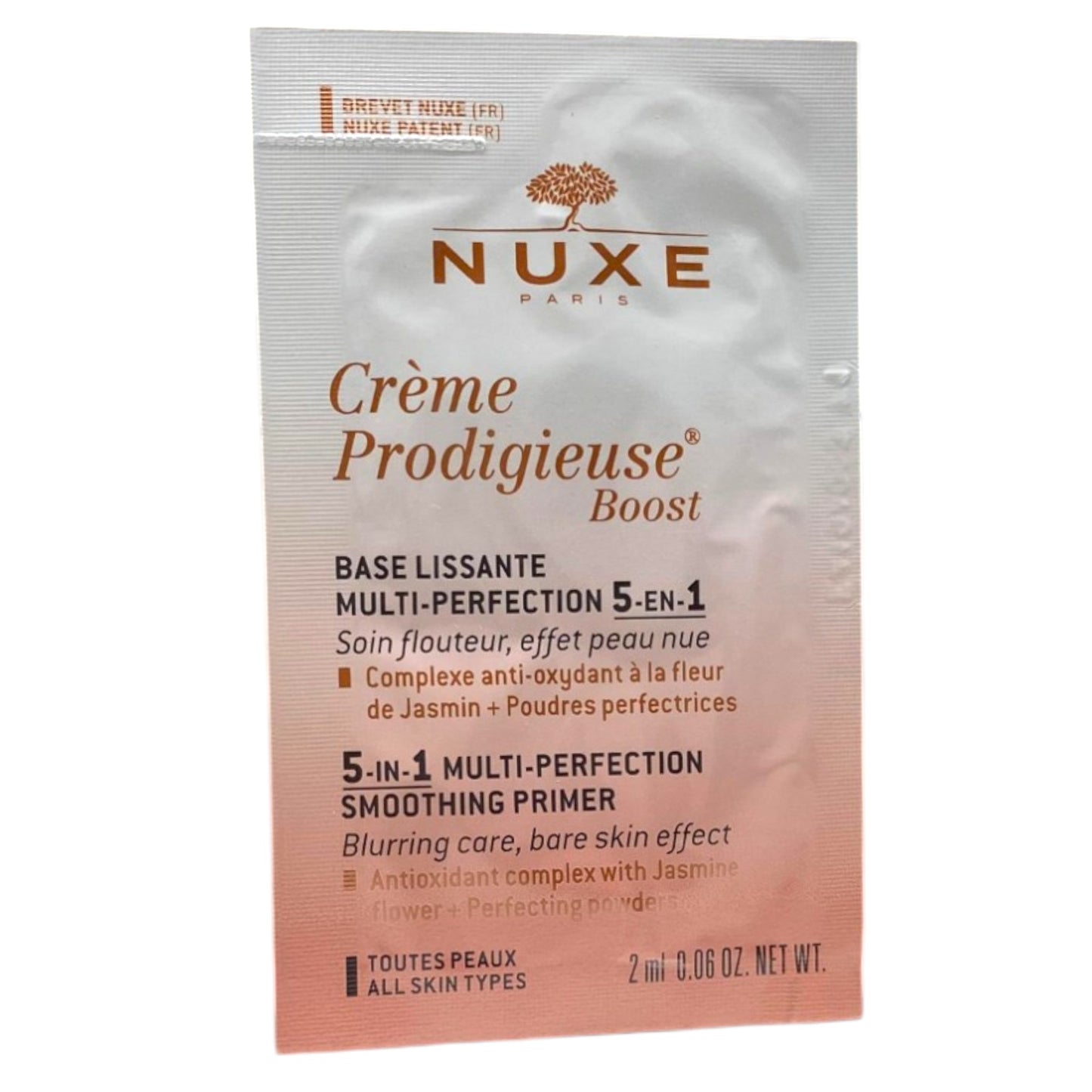Nuxe, Creme Prodigieuse Boost, Vegan, Flüssiger Primer, 2 ml *Muster