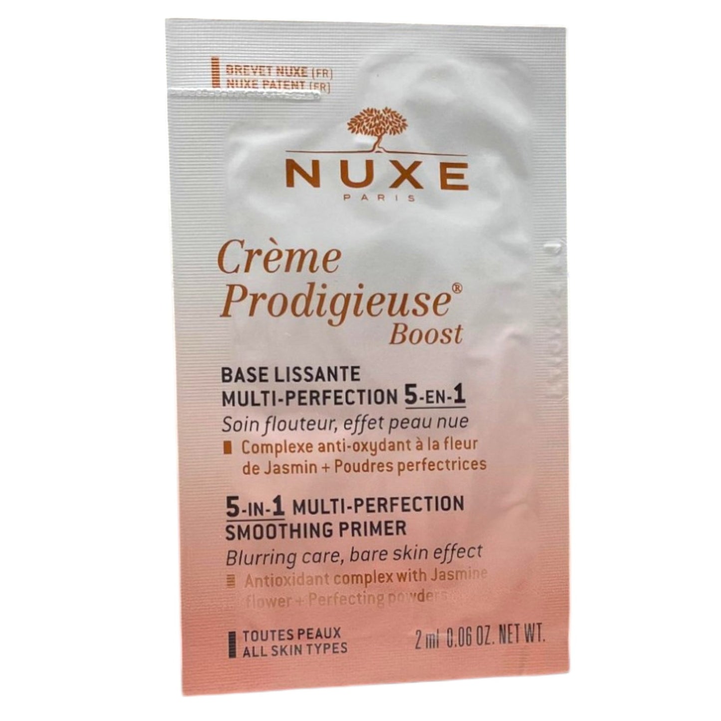 Nuxe Nuxe, Creme Prodigieuse Boost, Vegan, Flüssiger Primer, 2 ml *Muster Sample