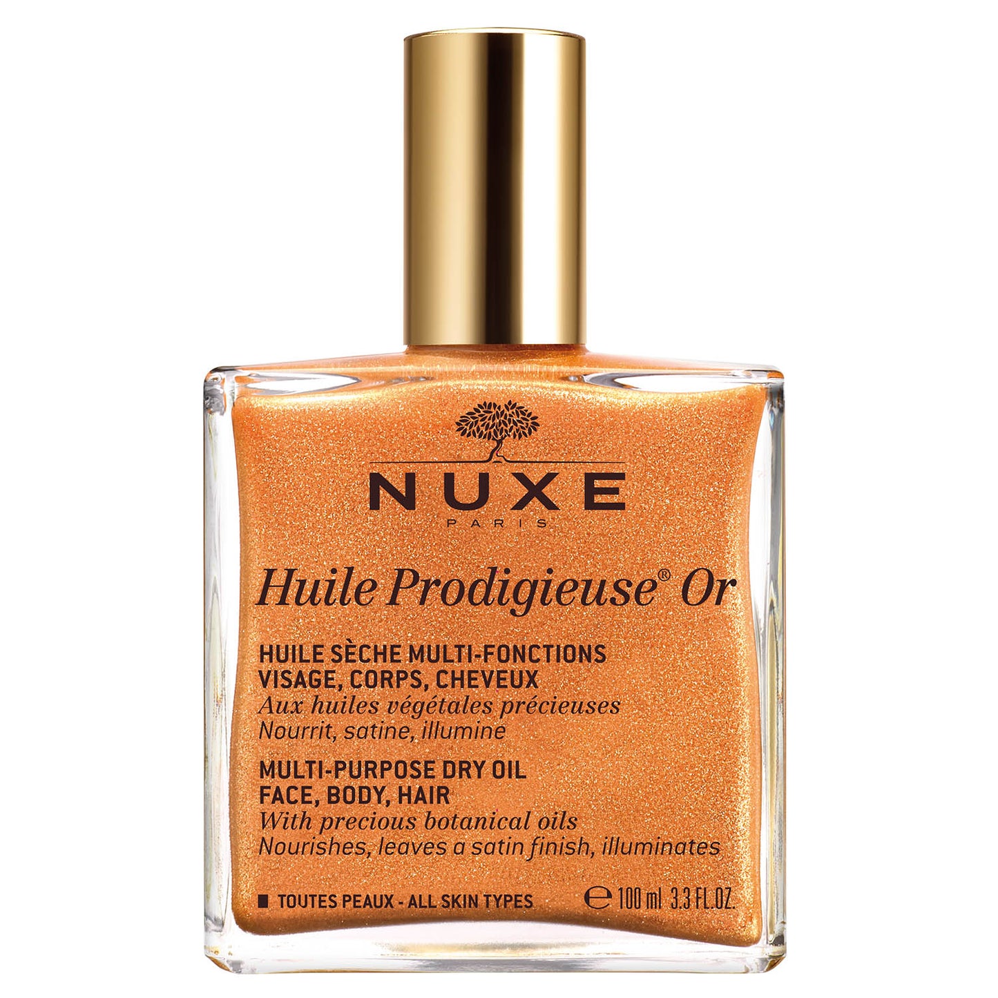Nuxe Nuxe, Huile Prodigieuse Or Multi-Purpose, Körperöl, Für Körper, Gesicht & Haar, 100 ml Regular