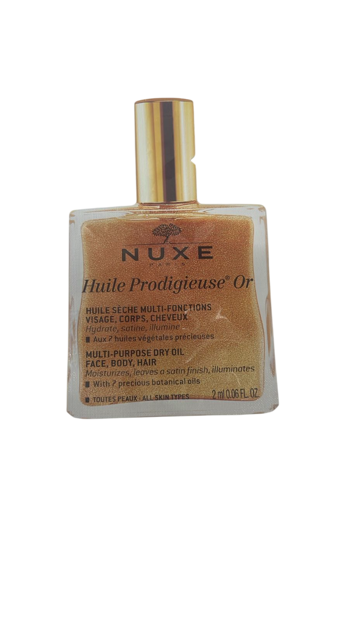 Nuxe Huile Prodigieuse Or – Multifunktionales Körperöl für Haut & Haar, 2 ml Muster