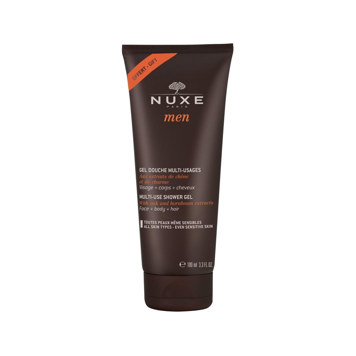 Nuxe Men Multi-Use Duschgel 100 ml – Erfrischende Pflege für den ganzen Körper