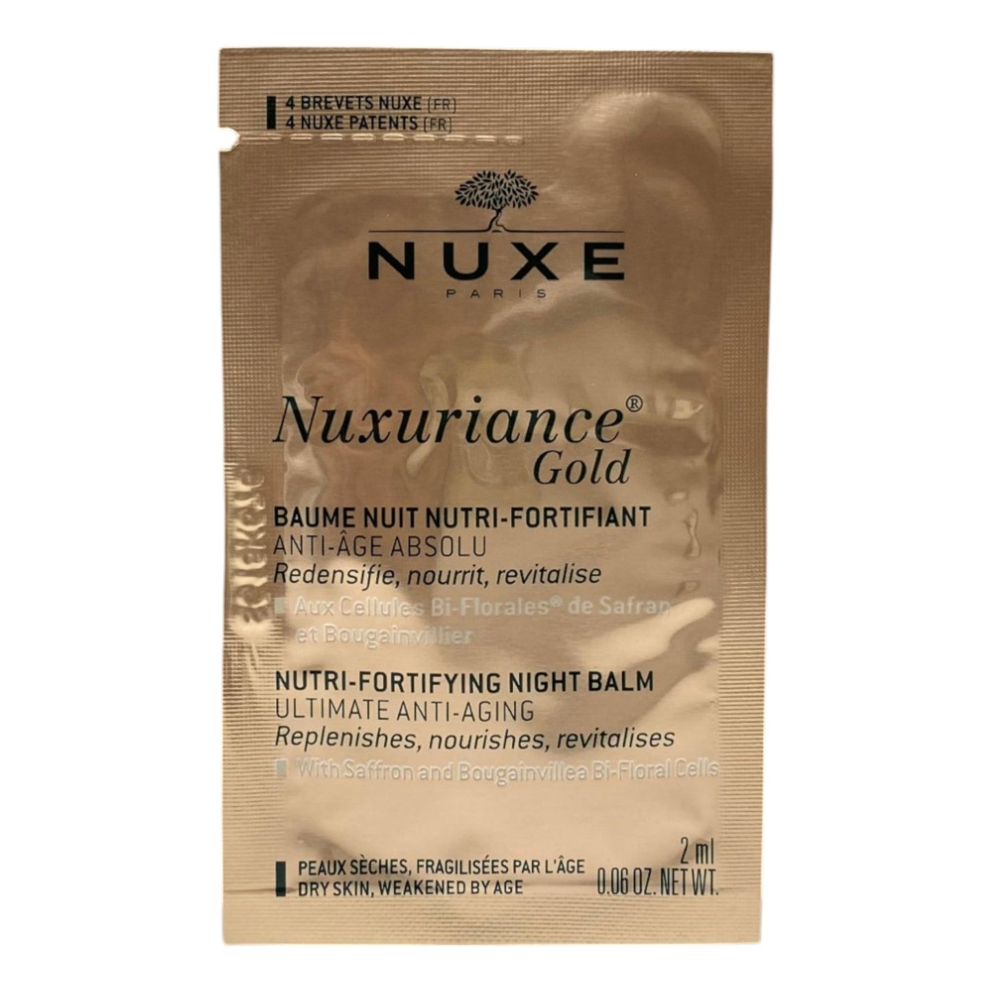 Nuxe Nuxe, Nuxuriance Gold, Vegan, Anti-Aging, Balsam, Für das Gesicht, 2 ml *Muster Sample