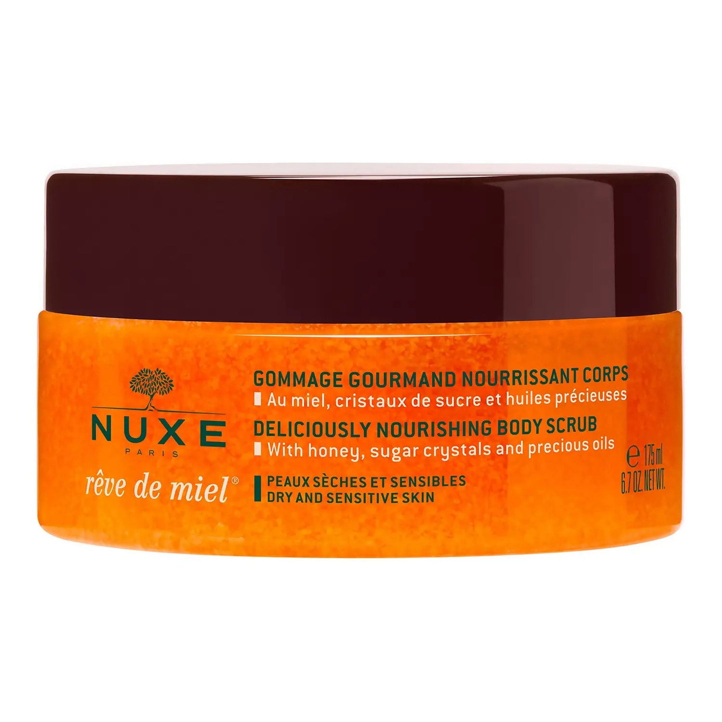 Nuxe Nuxe, Reve de Miel Deliciously, Vegan, Beruhigend, Körperpeeling, 175 ml Regular