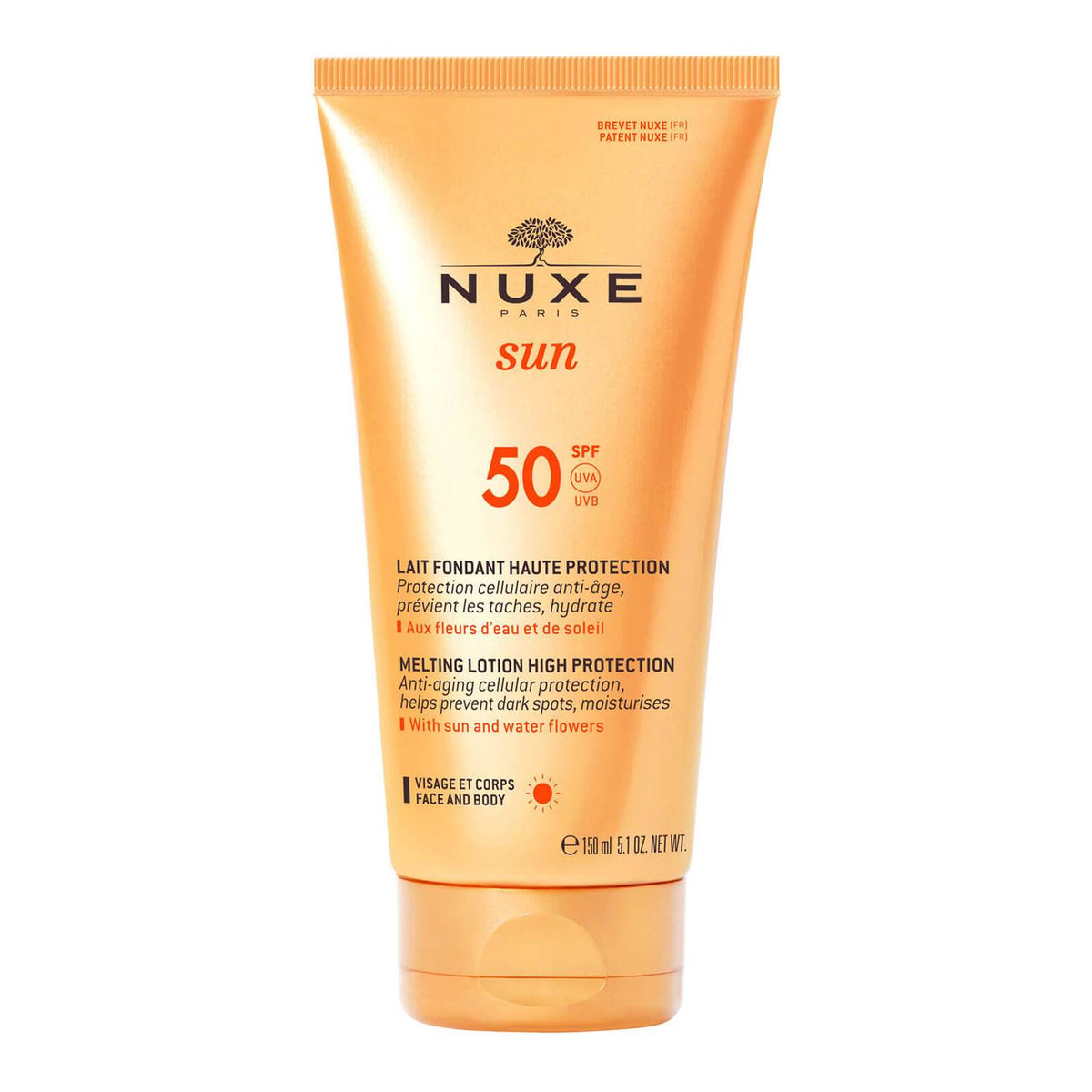 Nuxe Nuxe, Sun Melting, Sonnencreme, SPF 50, 150 ml Regular