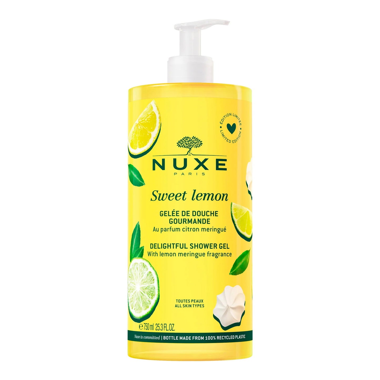 Nuxe Nuxe, Sweet Lemon, Reinigung, Duschgel, Für alle Hauttypen, 750 ml Regular