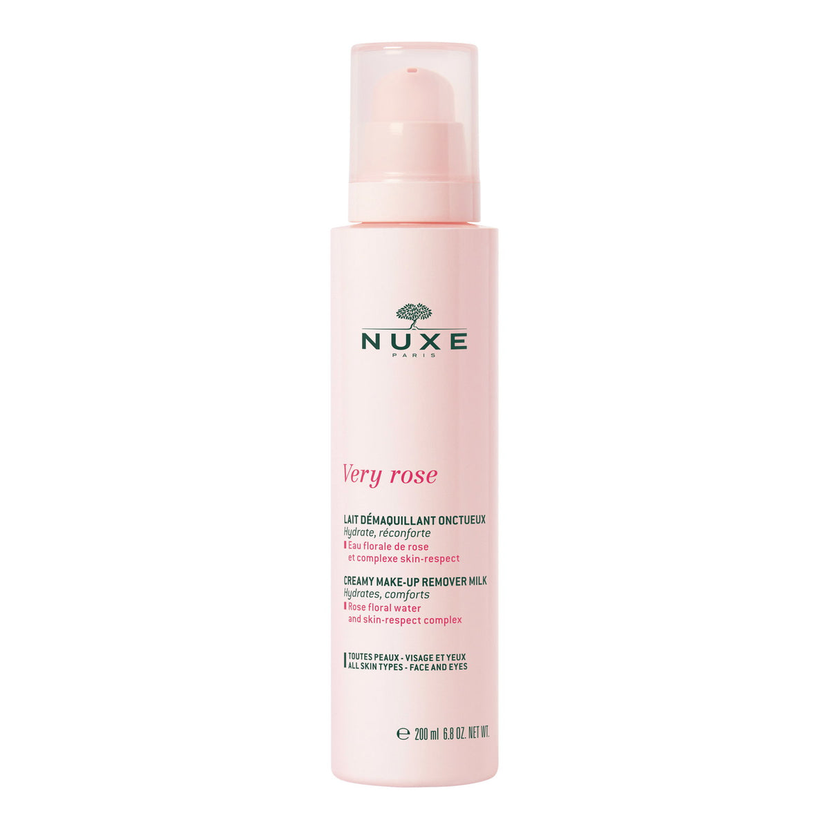 Nuxe Nuxe, Very Rose, Vegan, Hydratisierend, Reinigungsmilch, Für das Gesicht, 200 ml Regular
