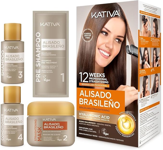 KATIVA Kativa Kit Alisado Brasil Keratin Expres 2 Behandlungen je 50 ml Kosmetik
