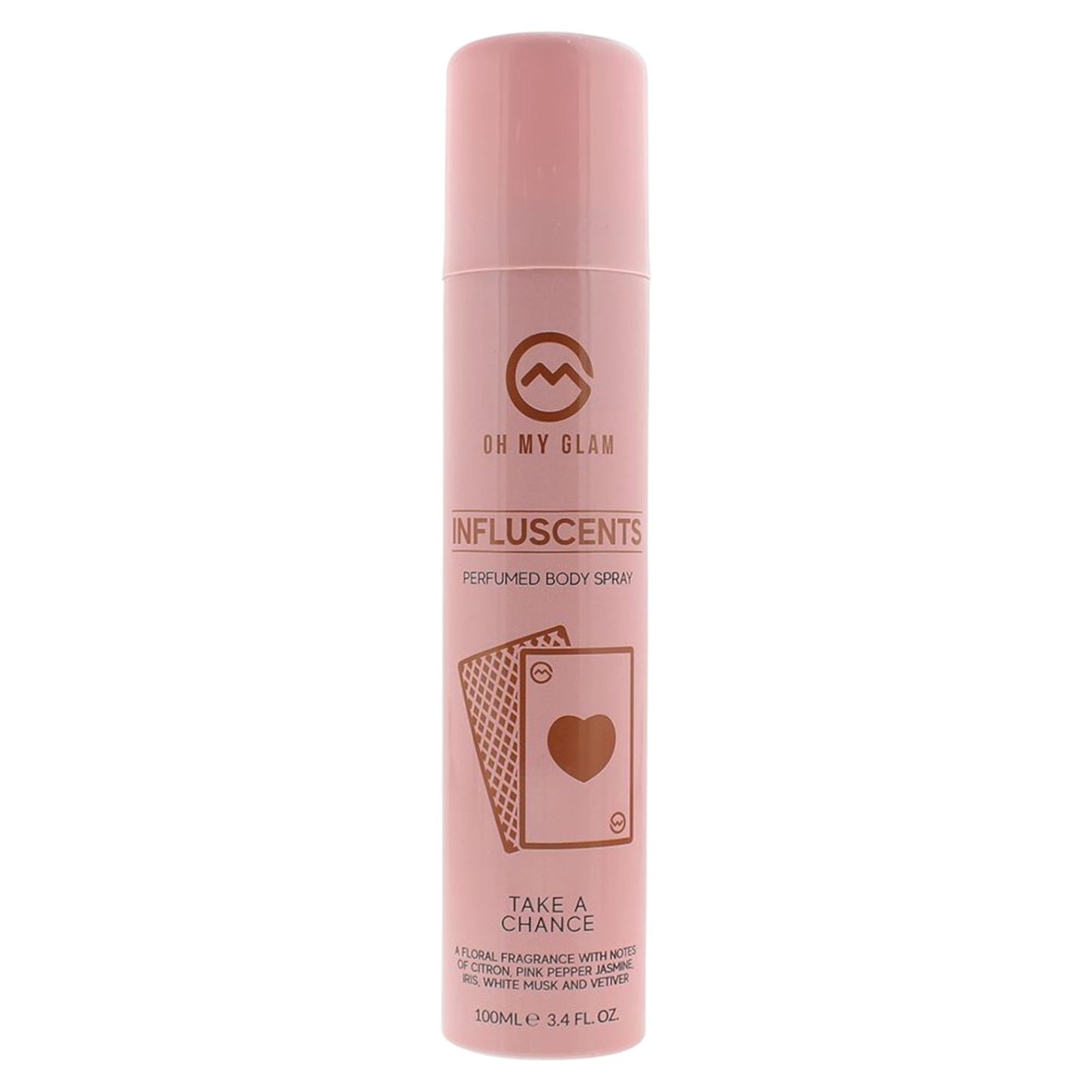 Oh My Glam Oh My Glam, Influscent Take A Chance, Körperspray, Weißer Moschus, 100 ml Regular