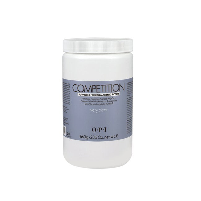 Opi Opi, Competition, Acrylnagelpuder, Sehr klar, 660 g Regular