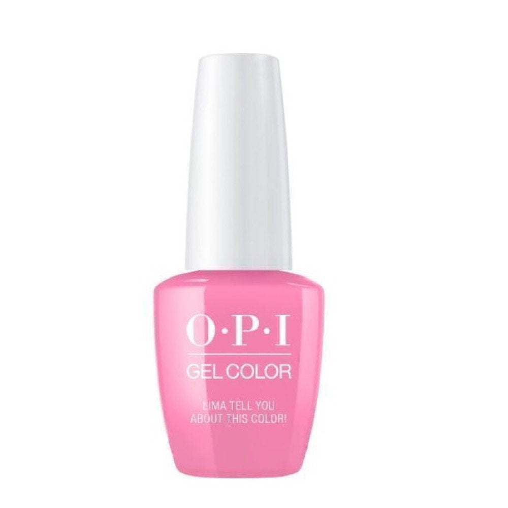 Opi Opi, Gel Color, Semi-permanenter Nagellack, Lima erzählt Ihnen von dieser Farbe!, 15 ml Regular