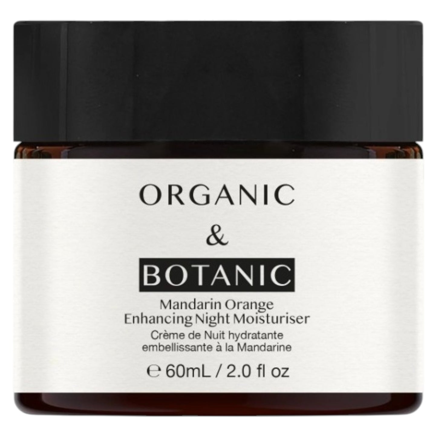 Organic & Botanic Organic & Botanic, Mandarin Orange, Feuchtigkeitsspendend, In der Nacht, Sahne, Für das Gesicht, 60 ml Regu