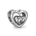 PANDORA ENTWINED INFINITE HEARTS CHARM 790800C00 Schmuck Silber Silver 925° ansicht-3