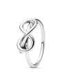 PANDORA INFINITY KNOT RING 193759C01-58 Schmuck Silber Silver 925° ansicht-3