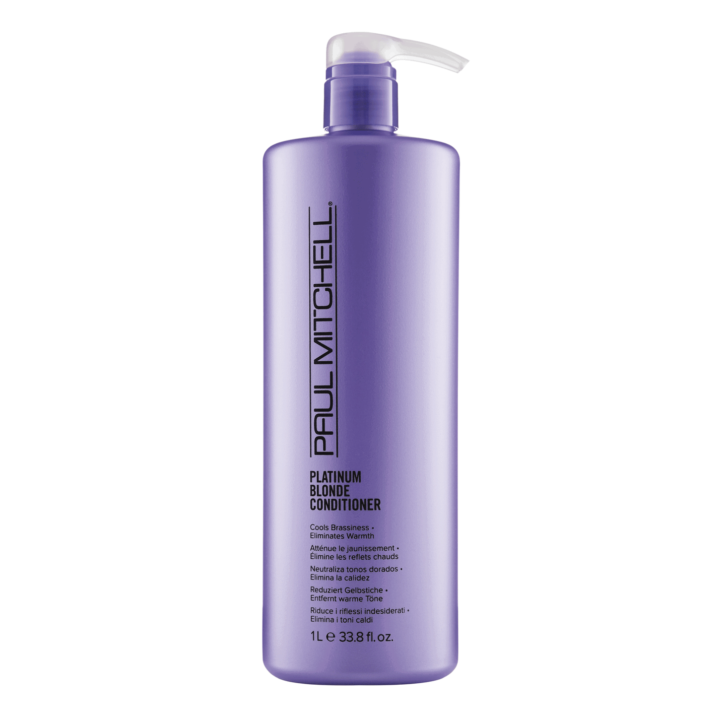 Paul Mitchell Paul Mitchell, Blonde Platinum Blonde, Parabenfrei, Haarspülung, Kühlt Messingtöne, 1000 ml Regular