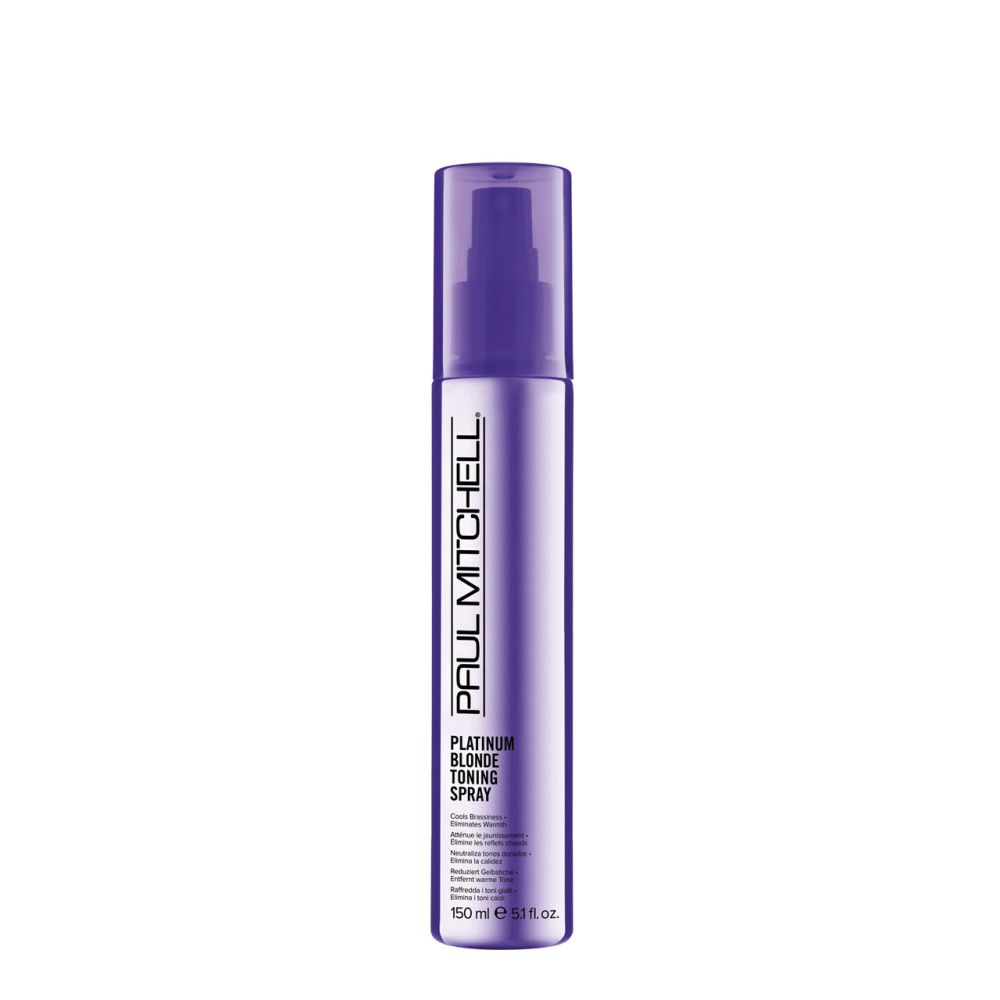 Paul Mitchell Blonde Platinum Blonde Haartönungsspray – Parabenfrei, 150 ml für strahlend blondes Haar