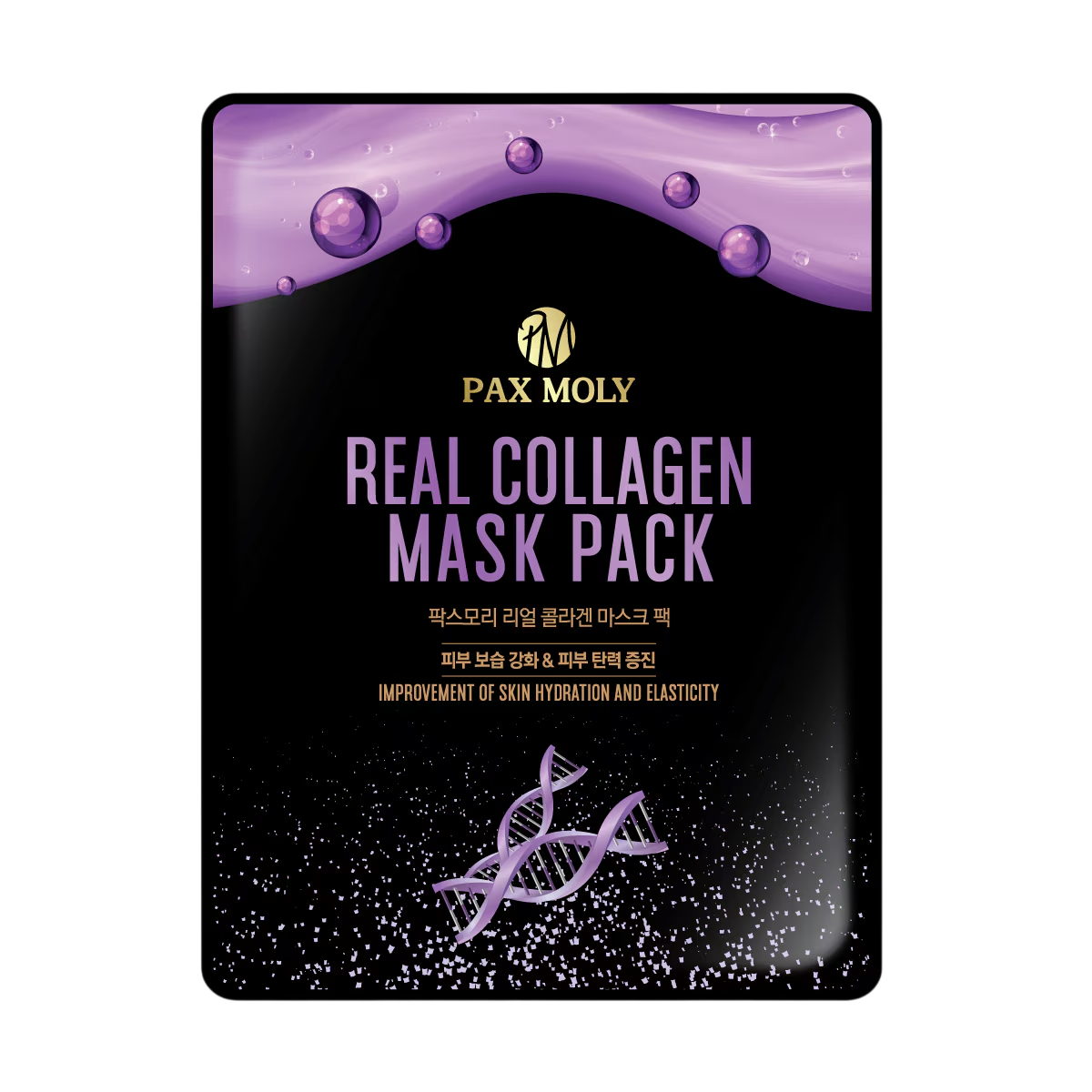PaxMoly PaxMoly, Real Collagen, Hydration & Elasticity, Gesichtsmaske, Für das Gesicht, 25 ml Regular