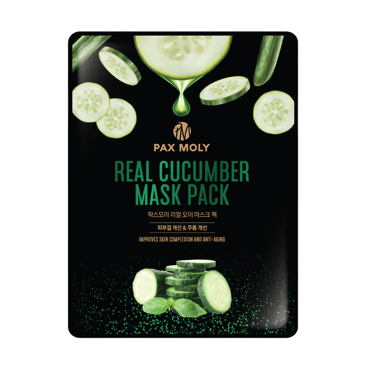 PaxMoly PaxMoly, Real Cucumber, Anti-Aging, Gesichtsmaske, Für das Gesicht, 25 ml Regular