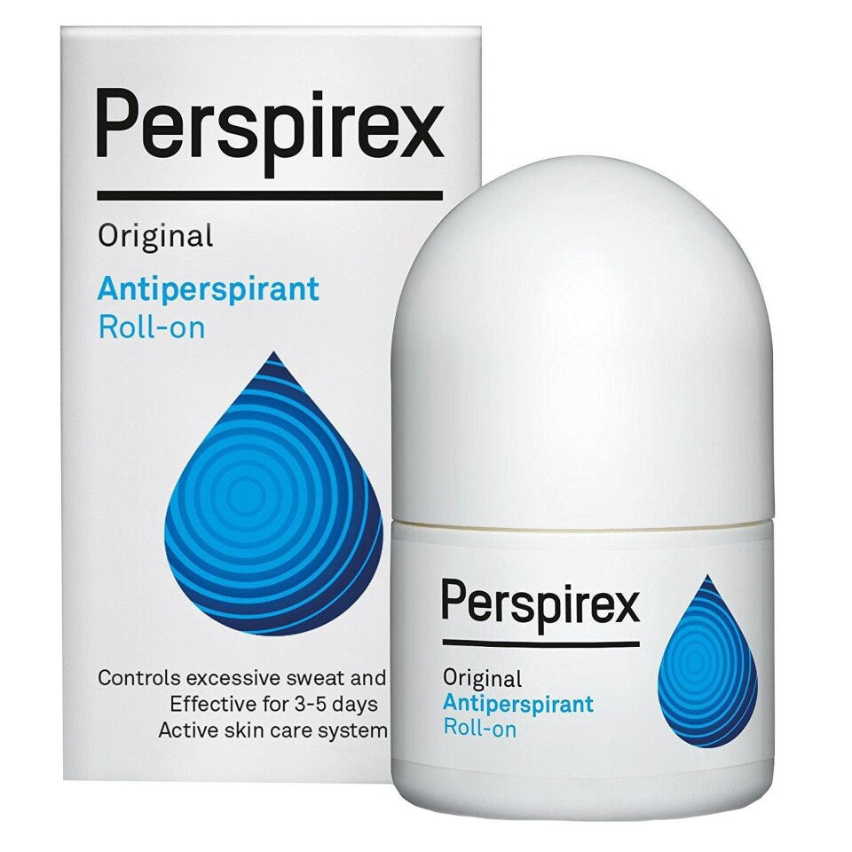 Perspirex Perspirex, Original, Idebenonester, Antitranspirant, Deodorant-Roll-On, Unisex, 20 ml Regular