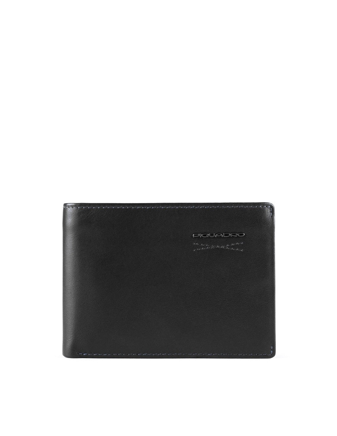 Piquadro Piquadro, Obidos, Lederbrieftasche, Schlank, PU257W110R-N, Schwarz, Für Männer Regular