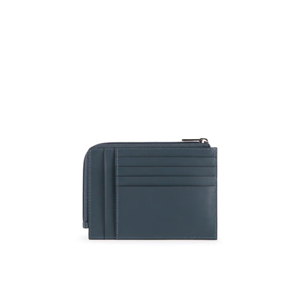 Piquadro Piquadro, Piquadro, Lederbrieftasche, Münzhalter, 42023100, Grau, Für Männer Regular