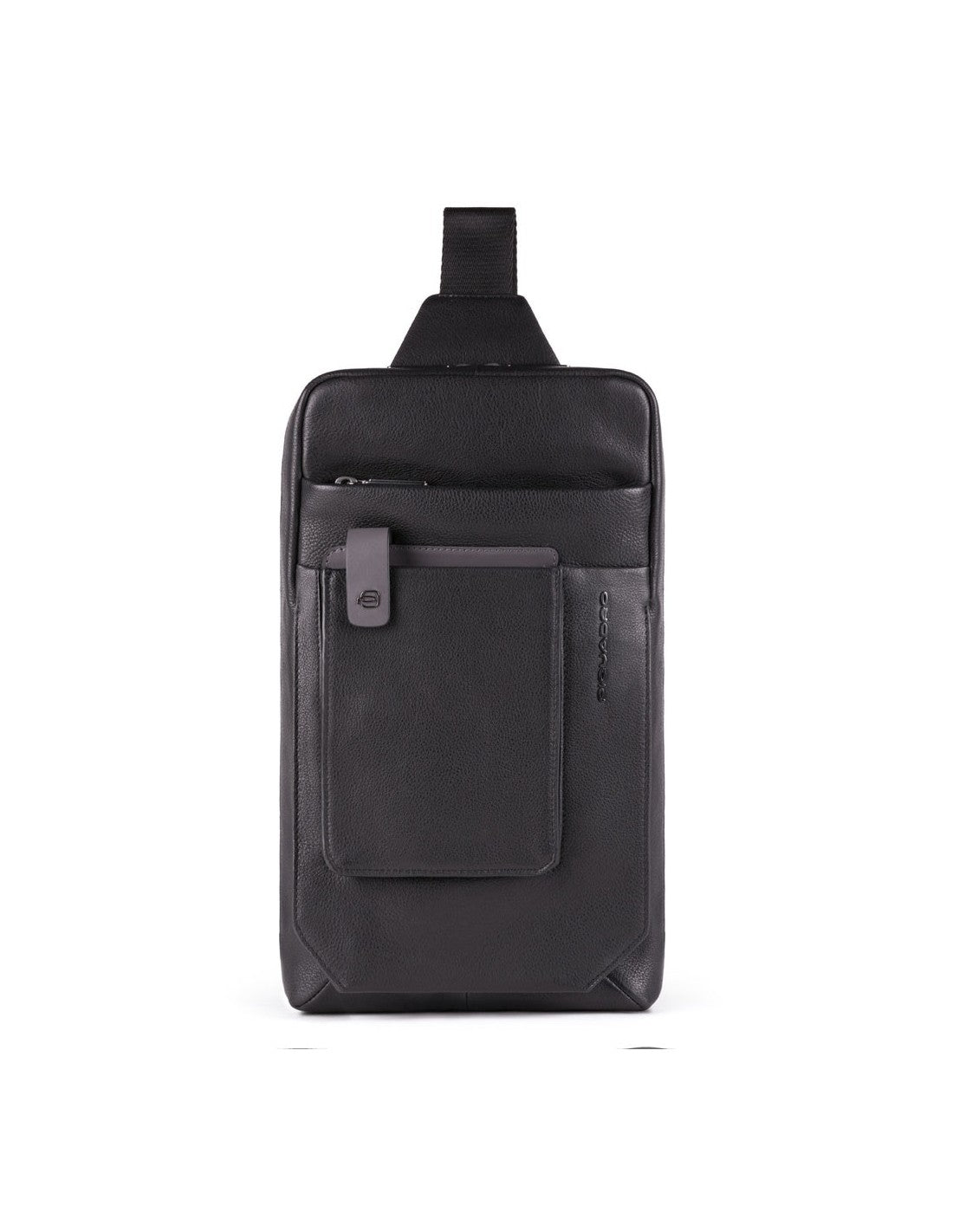Piquadro Piquadro, Tallin, Ledertasche, Mono-Schlinge, Schwarz, Für Männer, 20 x 33 x 5 cm Regular