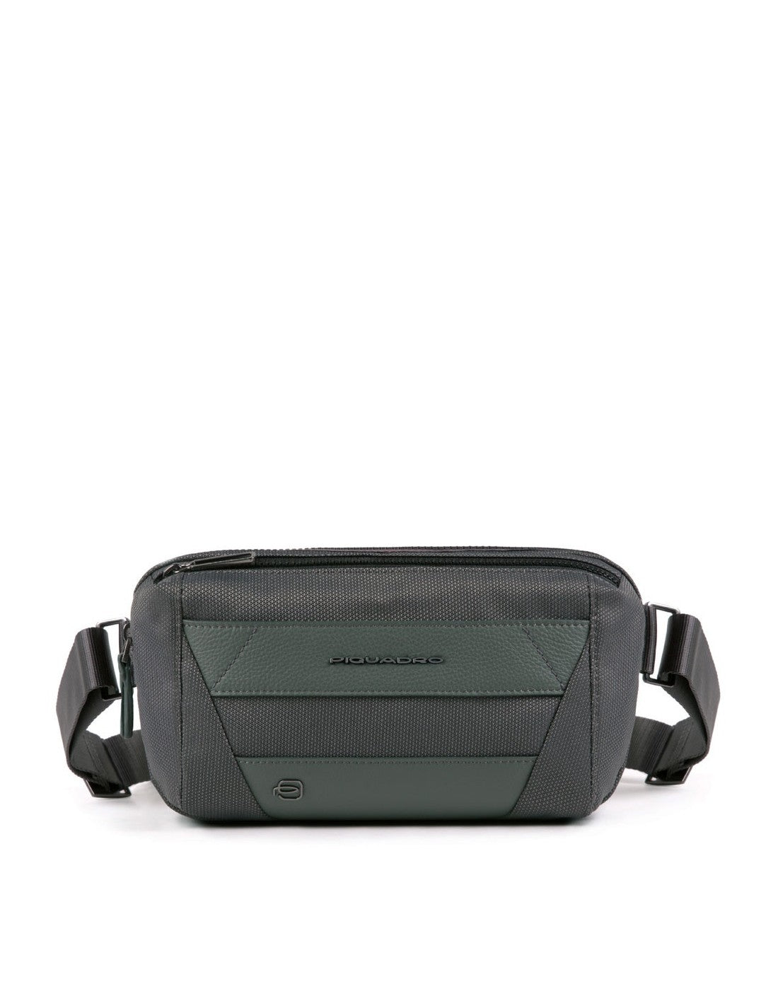 Piquadro, Trakai, Textil-Bauchtasche, Grau, 27 x 14,5 x 7,5 cm, Für Männer