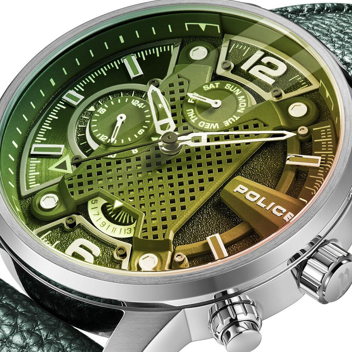 POLICE PEWJF2203307 Analoguhr Armbanduhr 43 mm ansicht-3