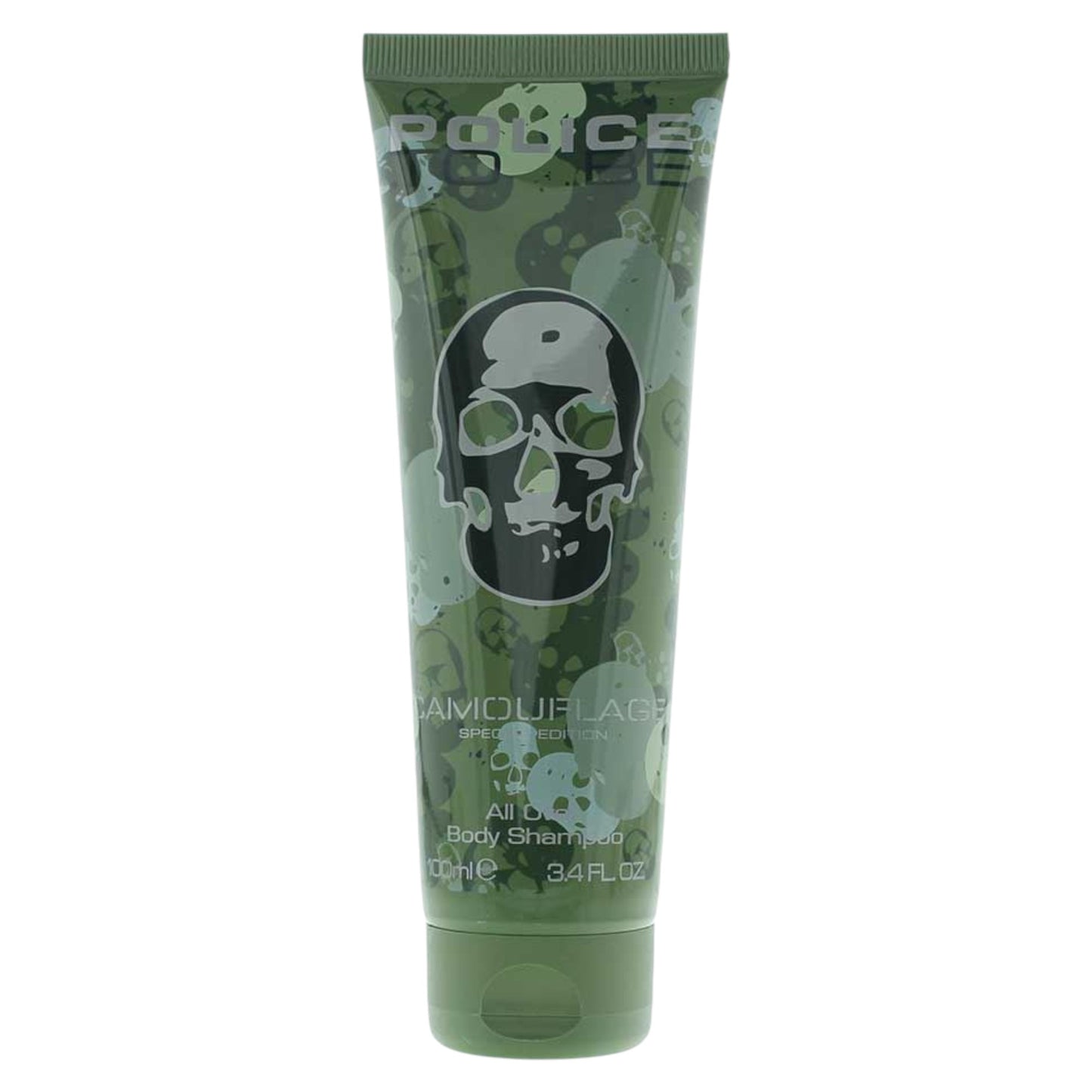 Police Police, To Be Camouflage, Weich, Duschgel, Der ganze Körper, 100 ml Regular