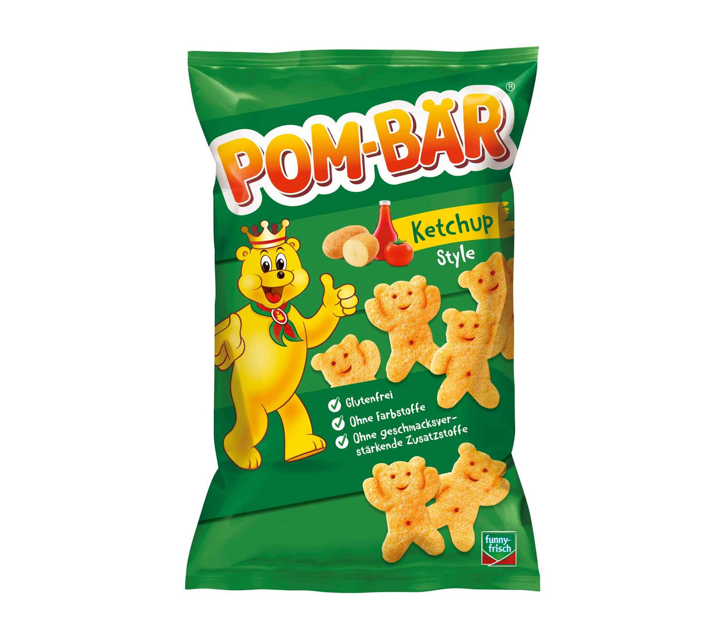 Pom-Bär Ketchup Style 75g Kartoffelsnack mit Ketchup Geschmack