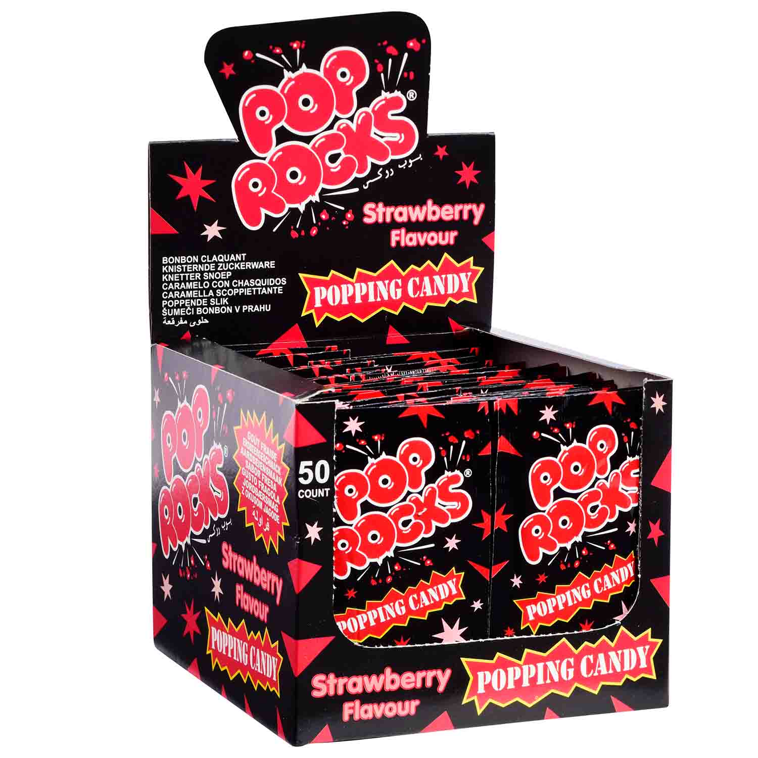 Pop Rocks Strawberry 7g Knistergranulat mit Erdbeergeschmack - Candyshop.ch