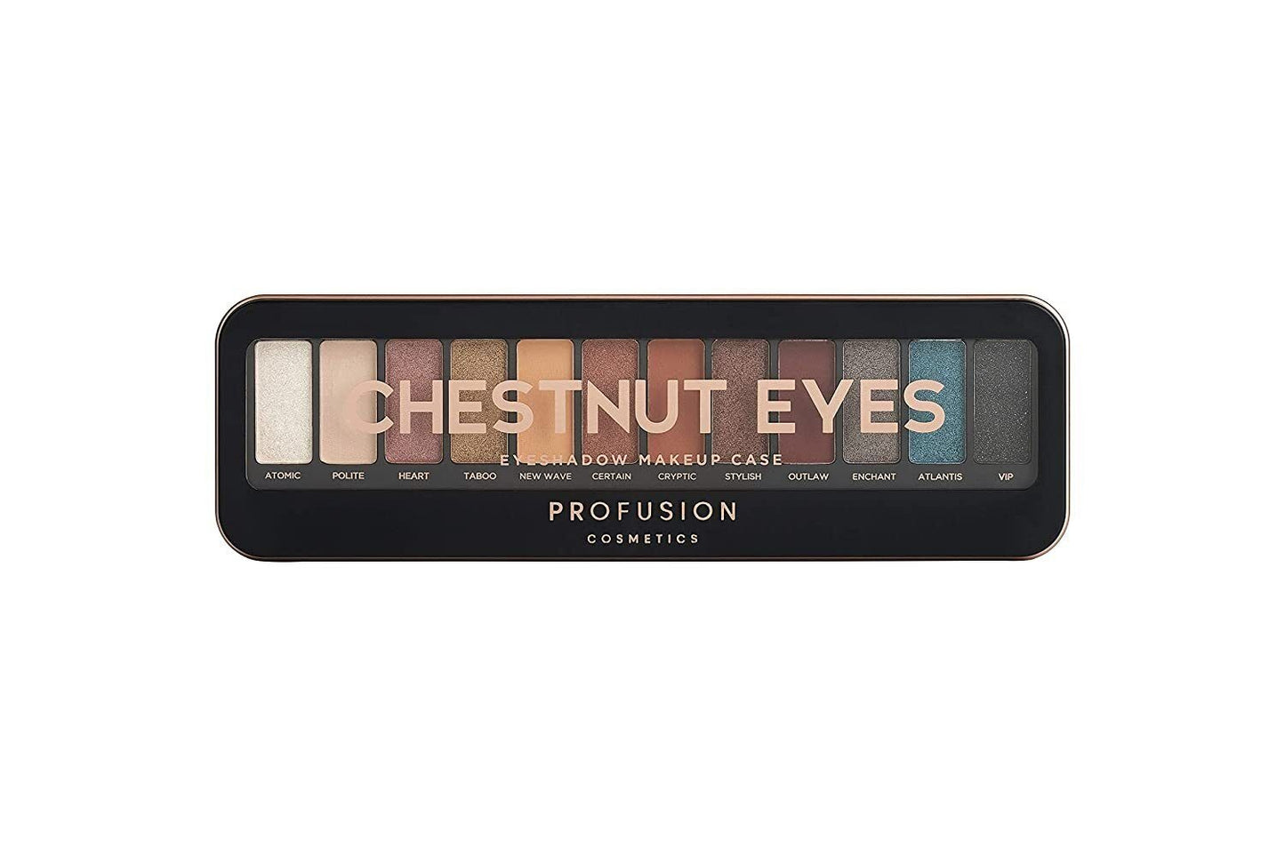 Profusion Profusion, Chestnut Eyes, Lidschattenpalette, 12 Schattierungen, 25 g Regular