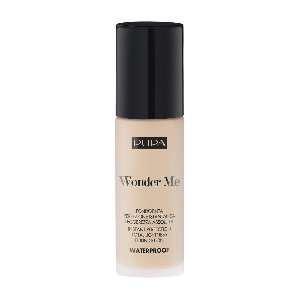 Pupa Pupa, Wonder Me, Parabenfrei, Wasserdicht, Flüssige Grundierung, 009, Alabaster - Neutral, 30 ml Regular