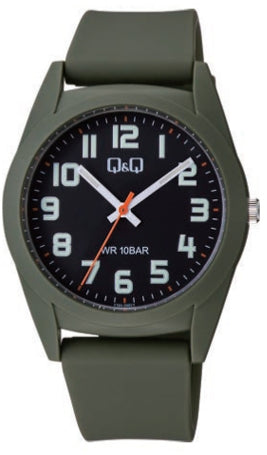 Q&Q Unisex Quarzuhr aus Kunststoff 40 mm V13AJ005Y – Produktansicht