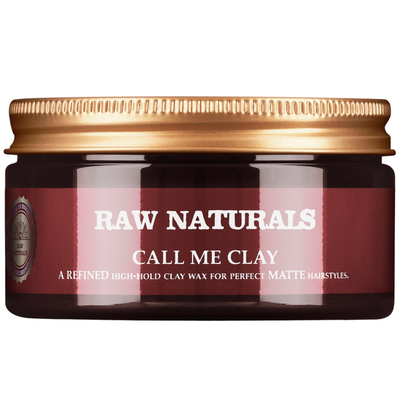 Raw Naturals Call Me Clay – Mattierender Haarstyling-Ton für Männer, 100 ml