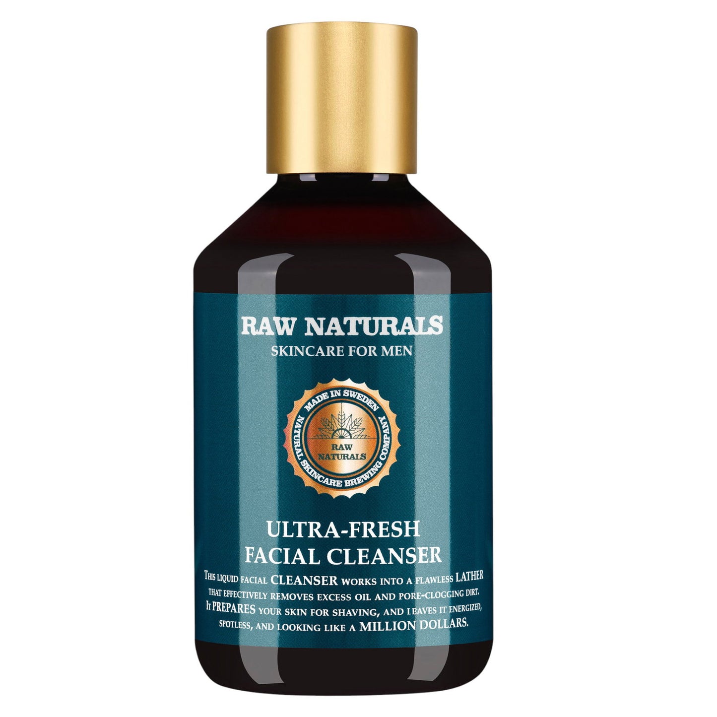 Raw Naturals Raw Naturals, Ultra-Fresh Facial Cleanser, Energetisierend, Reinigungsgel, Für das Gesicht, 250 ml Regular
