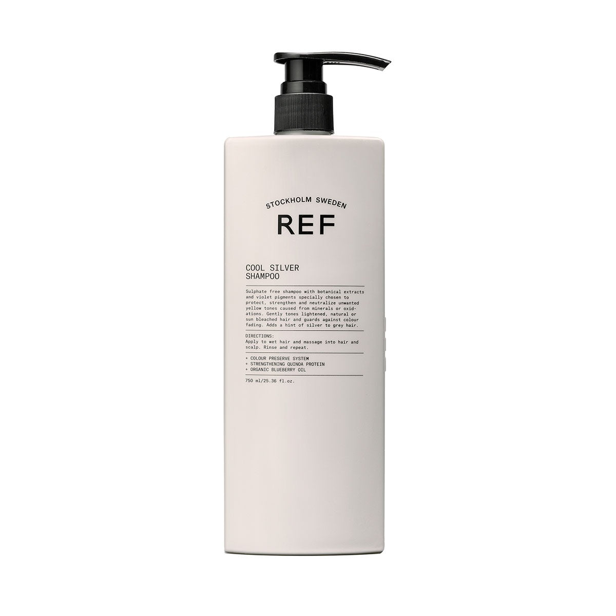 Ref Stockholm, Cool Silver, Sulfatfrei, Haarshampoo, Neutralisieren warmer Töne, 750 ml