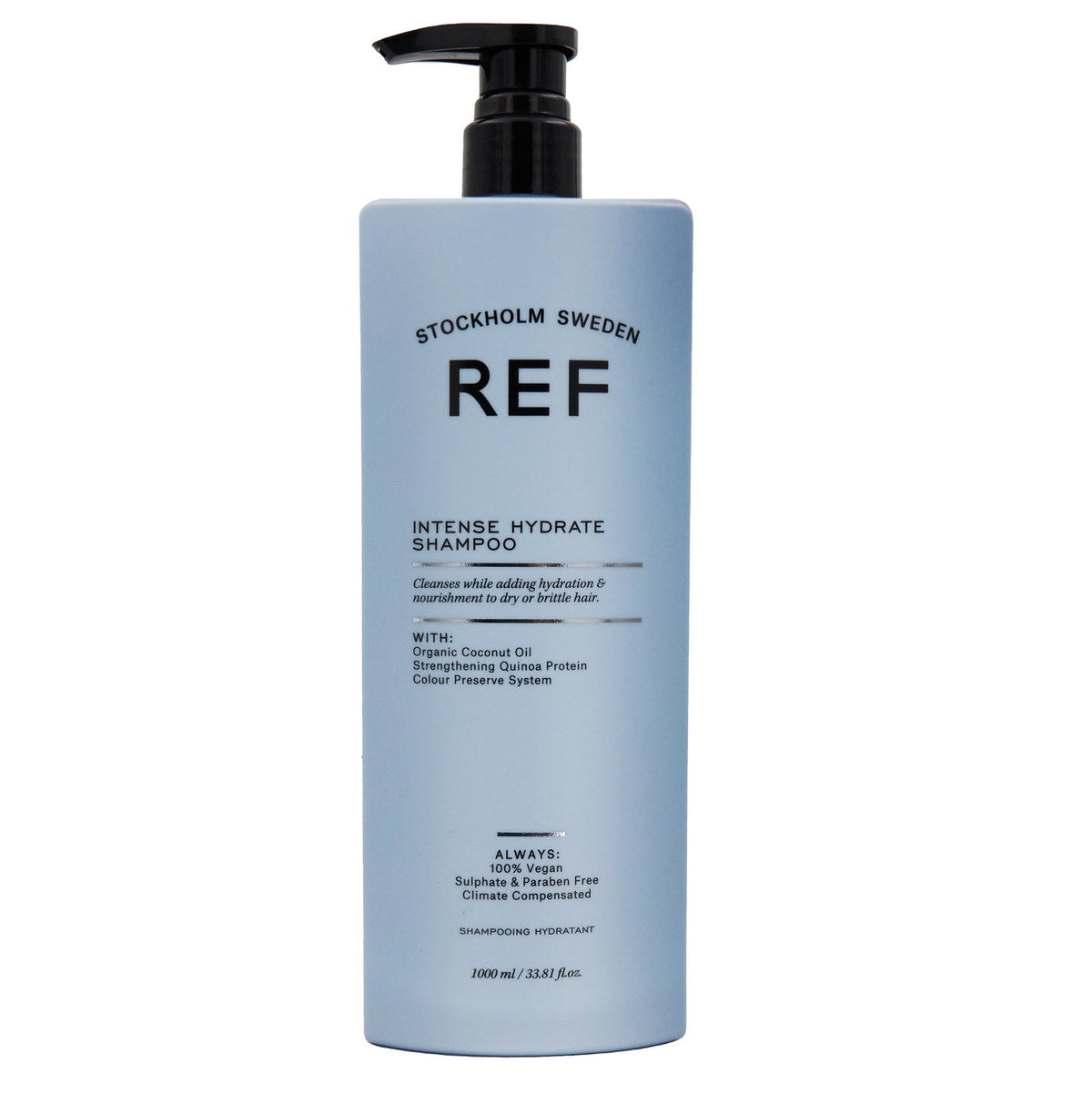Ref Stockholm Ref Stockholm, Intense Hydrate, Sulfatfrei, Haarshampoo, Zur Hydratation, 1000 ml Regular