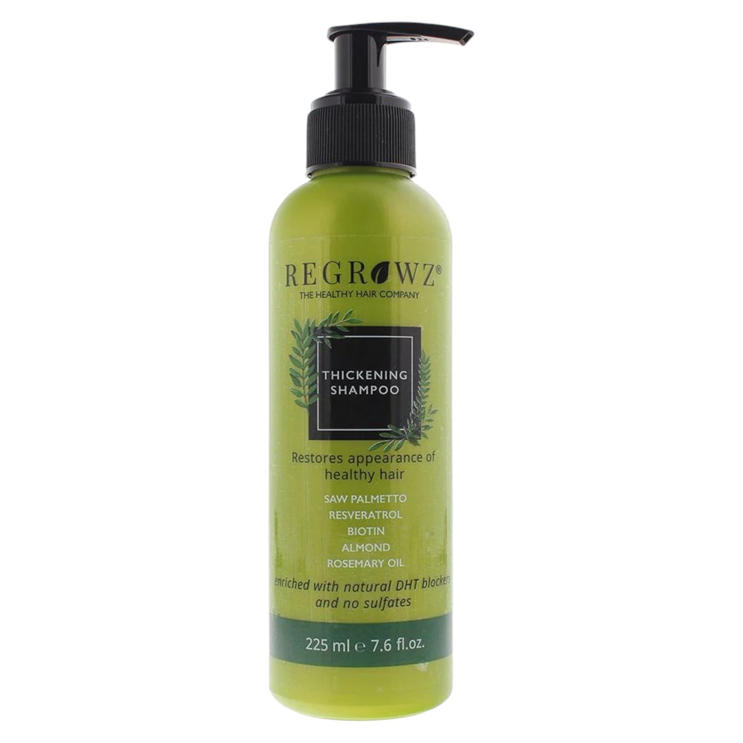 Regrowz Regrowz, Thickening Shampoo, Haarshampoo, Verdickung, 225 ml Regular
