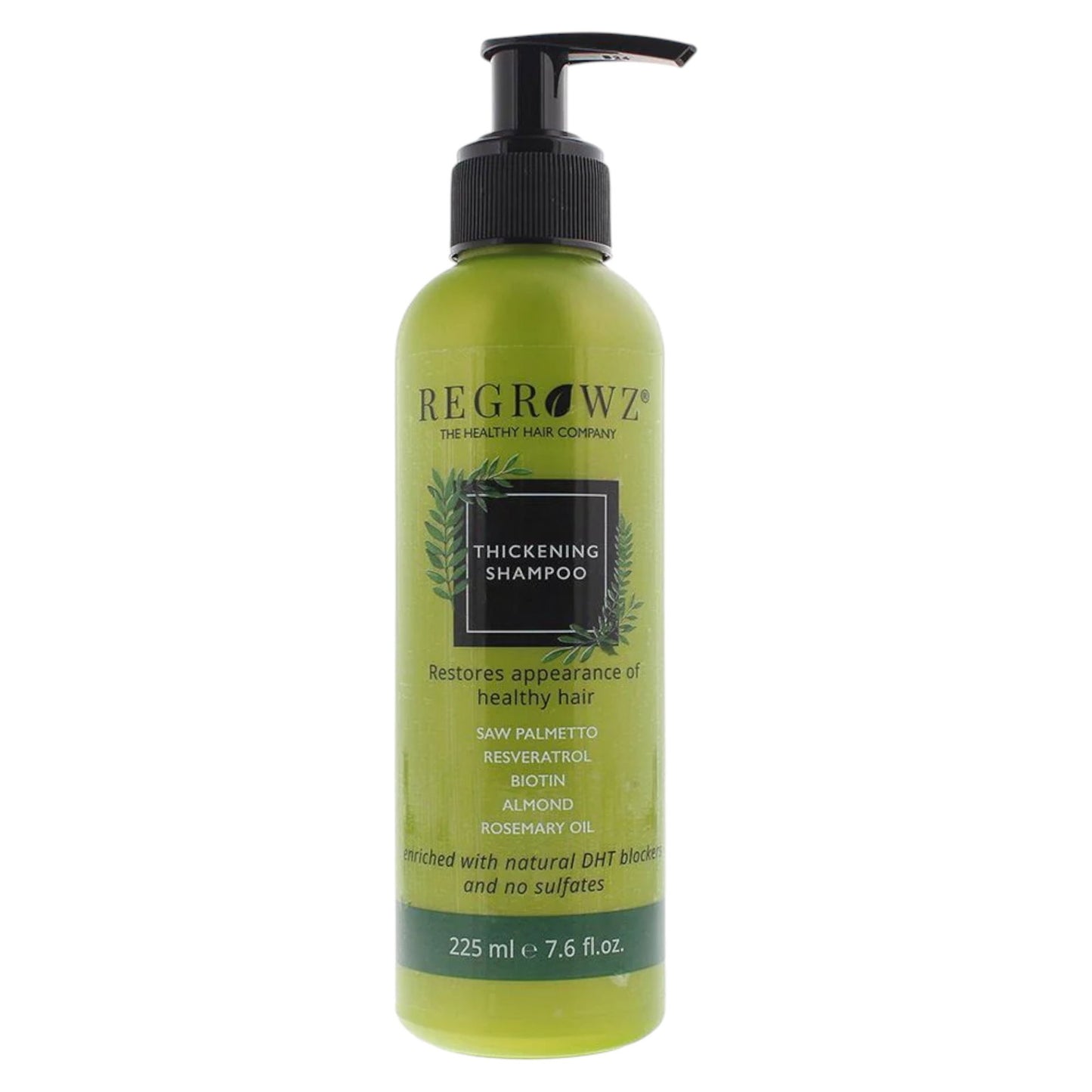 Regrowz Regrowz, Thickening Shampoo, Haarshampoo, Verdickung, 225 ml Regular