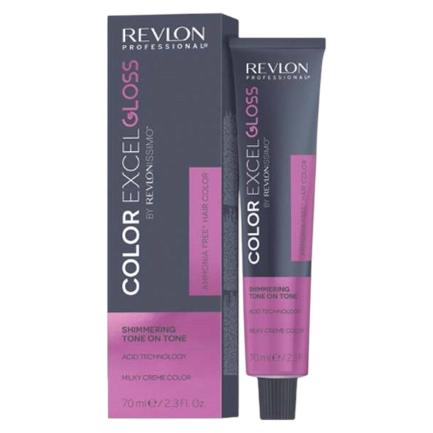 Revlon Revlon, Color Excel Gloss, Ammoniakfrei, Permanente Haarfarbe, 052 Raspberry Pink, 70 ml Regular