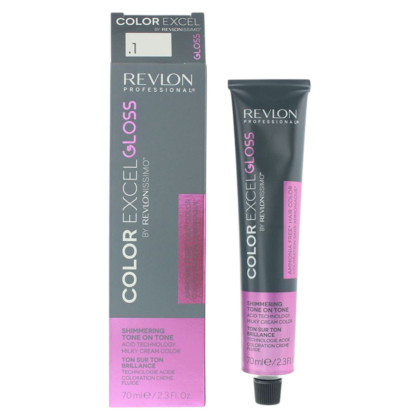 Revlon Revlon, Color Excel Gloss, Ammoniakfrei, Permanente Haarfarbe, .1 Anti-Red, 70 ml Regular